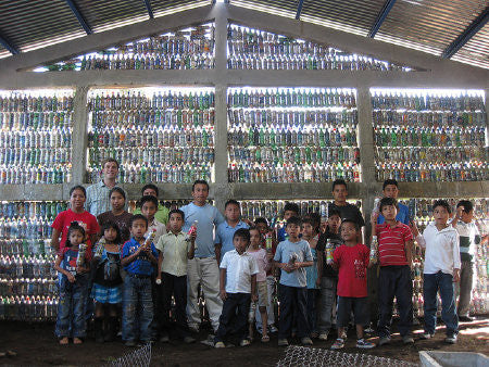 Guatemalan Schools Built from Bottles, Not Bricks