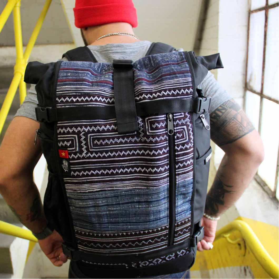Ethnotek-raja-46-unique-travel-backpack-vietnam5-navy-blue-navy-blue-waterproof - vietnam-5